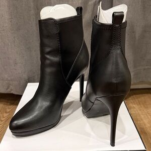 Nine West Black Heeled Ankle Boots